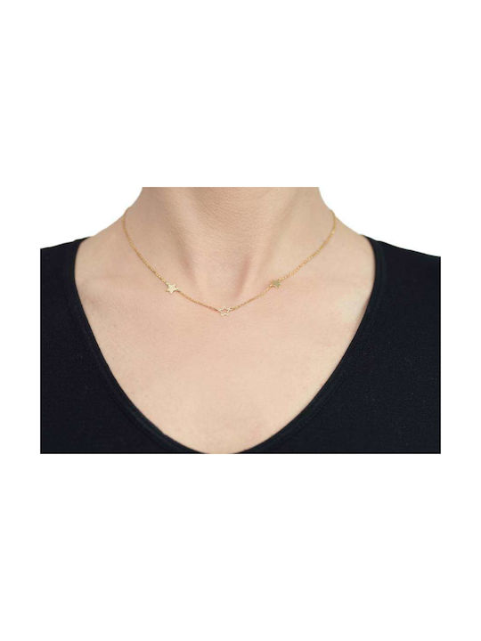 Goldsmith Necklace from Pink Gold Plated Silver