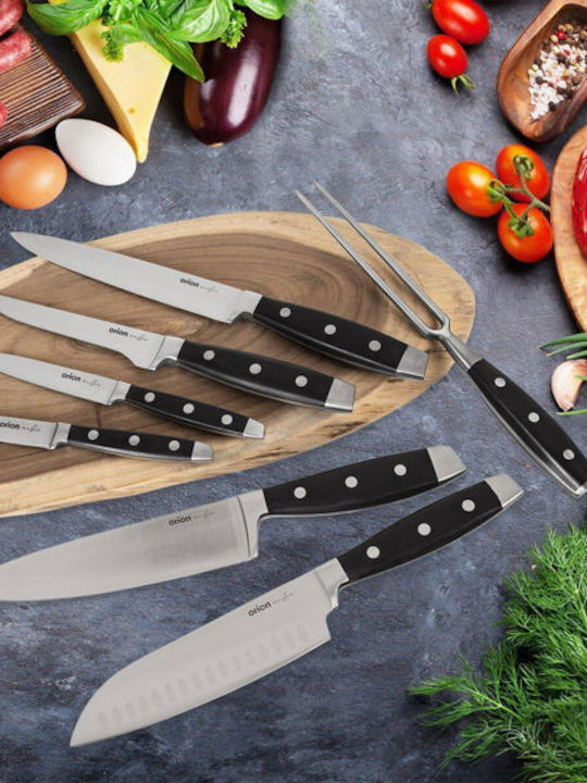 Orion Μαχαίρι Santoku από Ανοξείδωτο Ατσάλι 18.5cm
