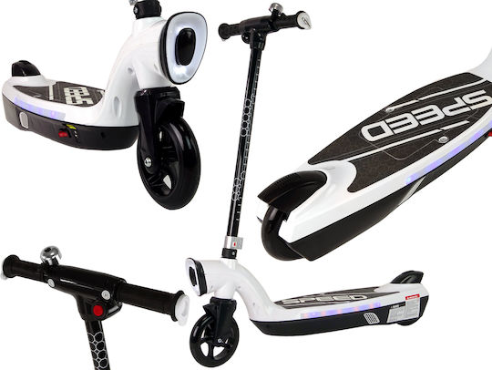 Lean Toys KL-168 Ηλεκτρικό Παιδικό Πατίνι με 11km/h Max Ταχύτητα σε Λευκό Χρώμα