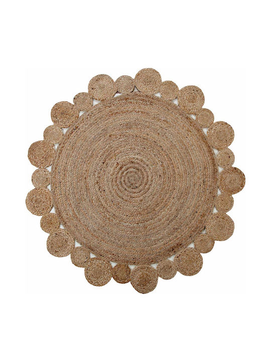 Newplan Delhi Handmade Rug Round Summer from Jute Round