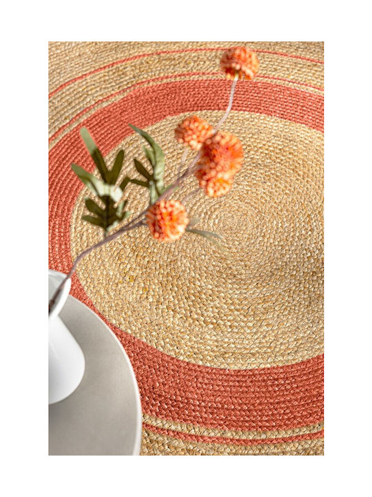 Guy Laroche Grande Rug Round Summer Coral