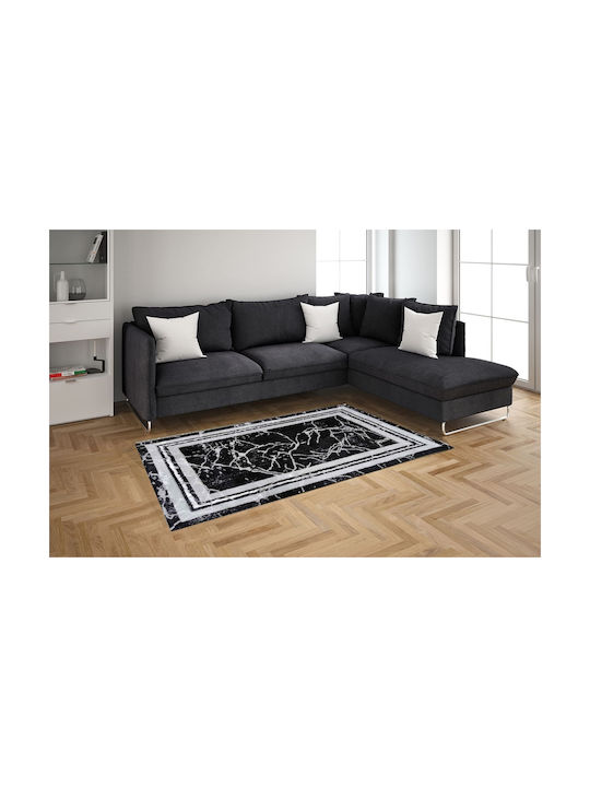 Marmo Carpet Cement Rug Rectangular Gray