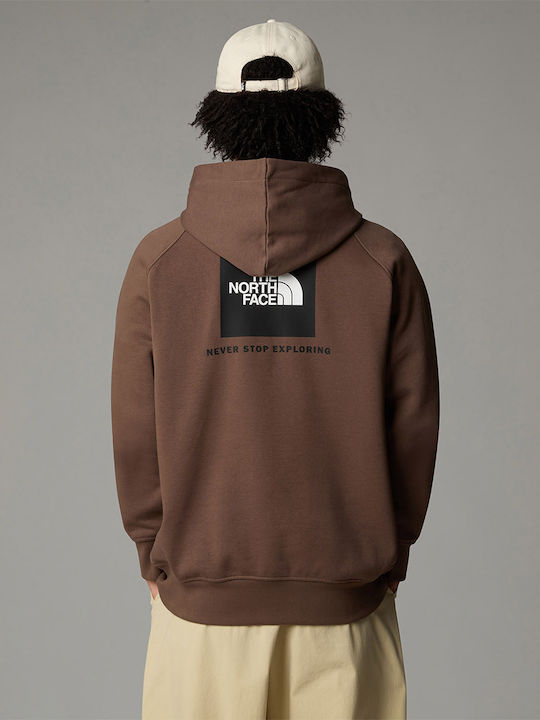 The North Face Raglan Redbox Brown with Hood