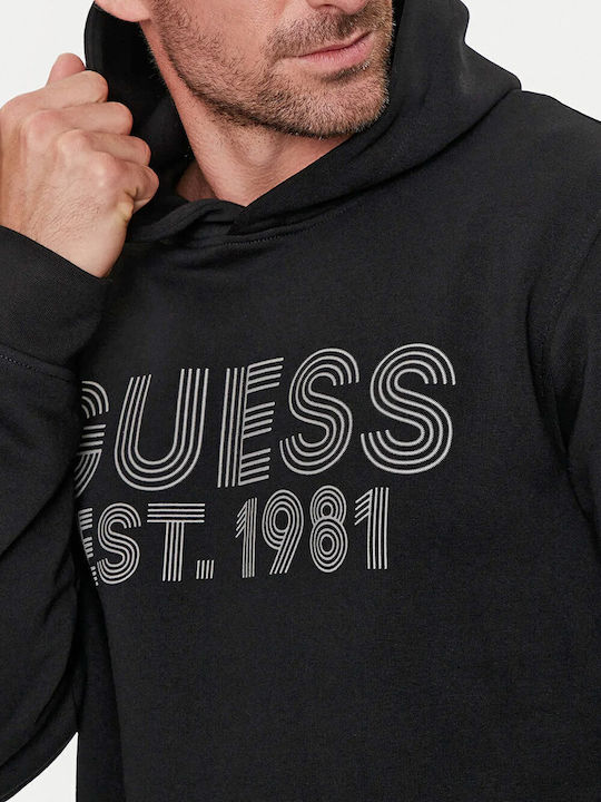 Sweatshirt with Hood Black