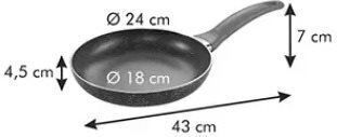 Tescoma Pan aus Aluminium mit Antihaftbeschichtung 24cm