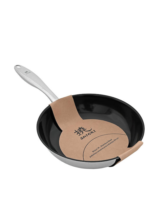 Shiori Pan aus Edelstahl mit Keramikbeschichtung 24cm