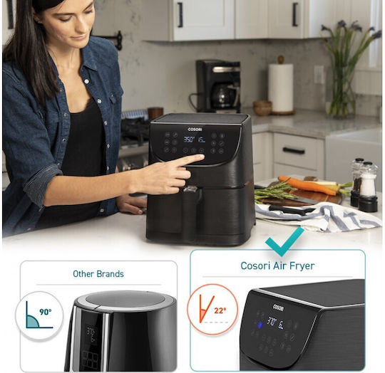 Cosori Heißluftfritteuse mit Wi-Fi 5.5Es Schwarz CP158-AF-RXB