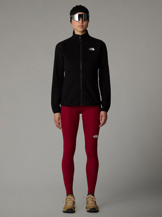 100 Glacier Women's Cardigan with Zipper Black