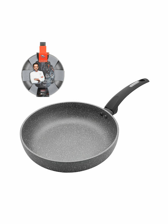 Florina Pan aus Aluminium mit Steinbeschichtung 28cm