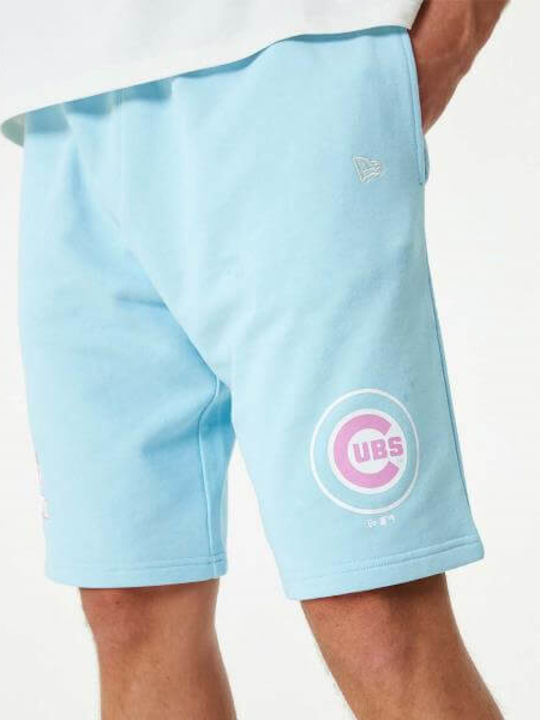 New Era Sportliche Herrenshorts Hellblau