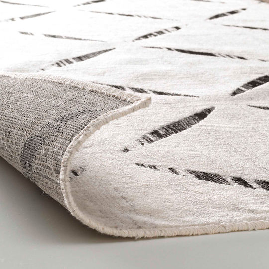Douceur d'Intérieur Modesto Anti-slip Rug Rectangular Ecru - Grey