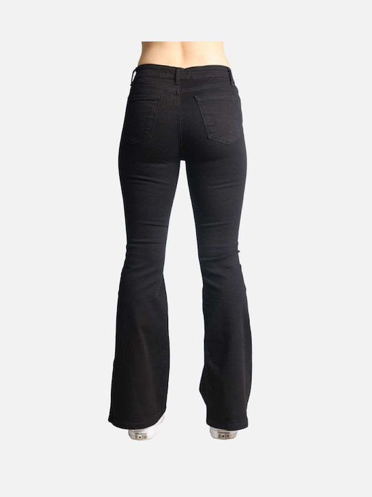Men's Jeans Pants Elastic Black