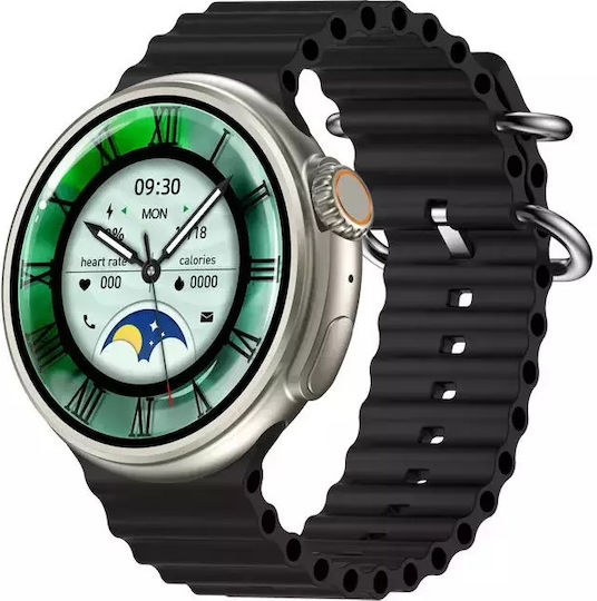 Nubi Z78 Ultra Smartwatch Bluetooth Talk Heart Rate Calories Blood Pressure Remote Camera Nfc Ai Voice Assistant Black