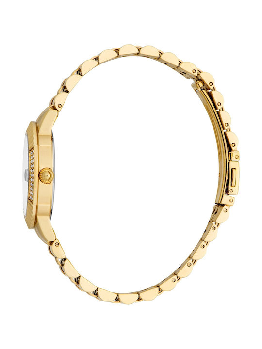 Just Cavalli Glam Watch with Gold Metal Bracelet