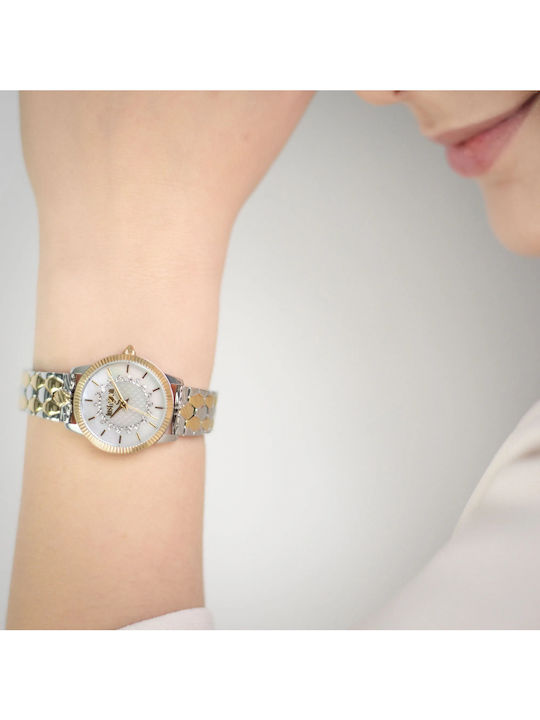 Just Cavalli Glam Γυναικείο Ρολόι 28mm Μπαταρίας με Χρυσό Μεταλλικό Μπρασελέ