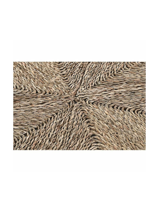 DKD Home Decor Rug Round Summer Natural