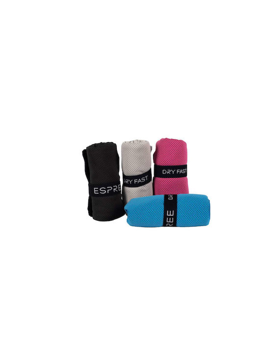 Espree Gray Gym Towel 40x100cm