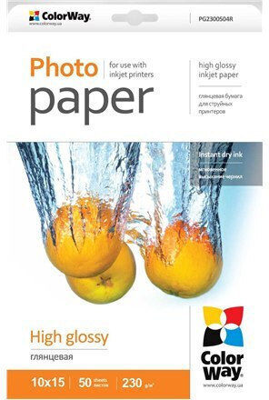 Colorway 230 G/m² 10x15 High Glossy Photo Paper