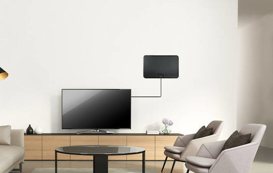 Evolveo DVB-T T2 Innenbereich TV-Antenne (Benötigt Strom) Schwarze