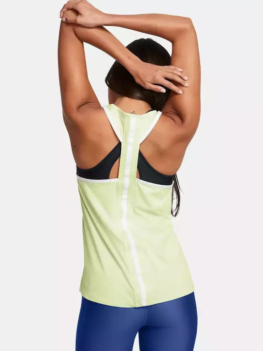 Under Armour Damen Sportliches Bluse Ärmellos Grün