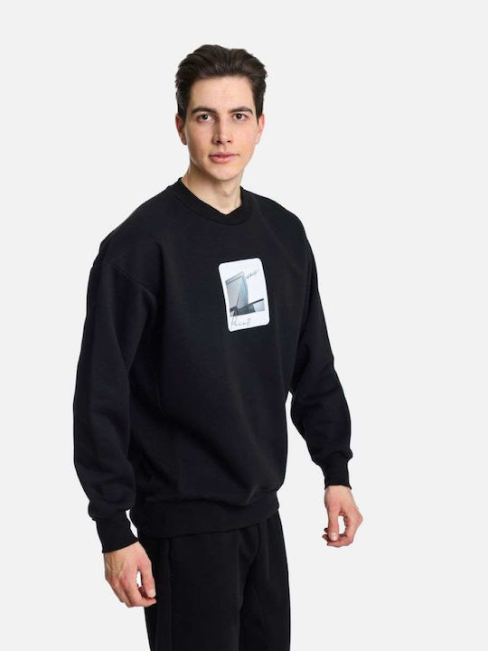 Paco & Co Herren Sweatshirt Schwarz