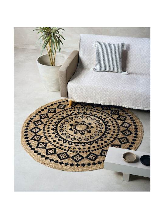 Kentia Yute Rug Round Yute 241