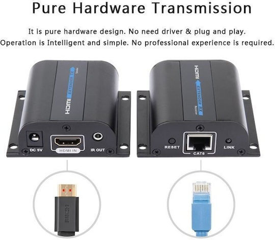 PremiumCord Extender HDMI Cat5e/Cat6