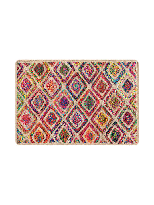 vidaXL Anti-slip Rug Rectangular Multicolour