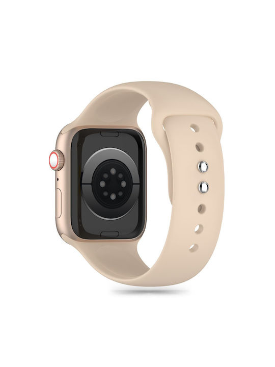 Tech-Protect Каишка Силикон Бежов (Apple Watch 44/45/46mm/Ultra 49mm)