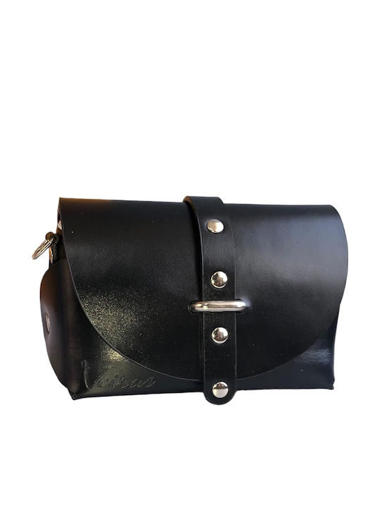 Leder Damen Handytasche Schwarz