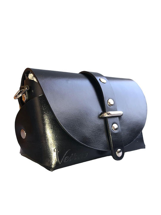 Leder Damen Handytasche Schwarz