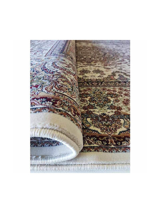 Royal X Χαλί Ορθογώνιο Μεταξένιο Cream-blue 240x300cm
