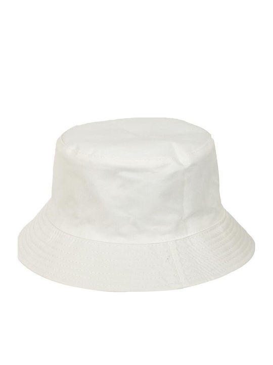 Paperinos Kids' Hat Bucket Fabric White Banana Print