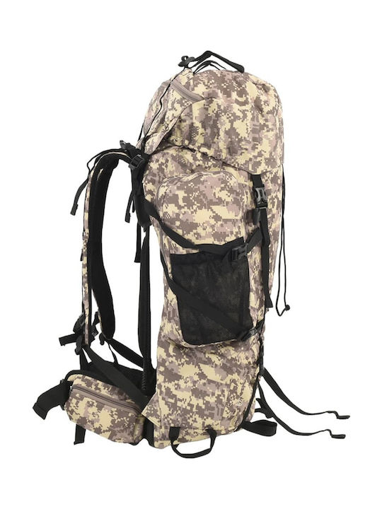 vidaXL Backpack Αδιάβροχο 60lt Καφέ