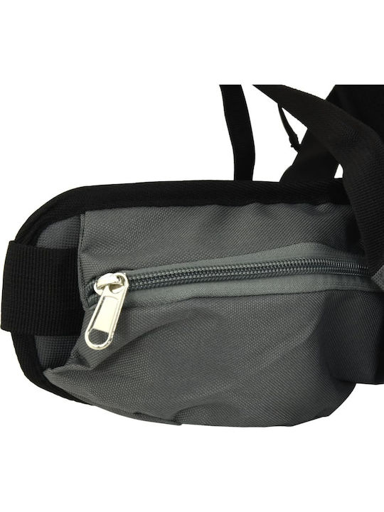 vidaXL Backpack Αδιάβροχο Γκρι