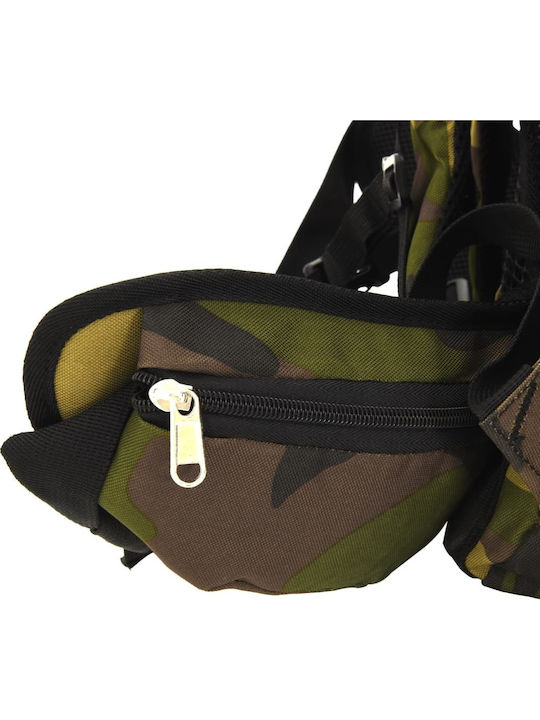 vidaXL Backpack Αδιάβροχο 60lt Πράσινο