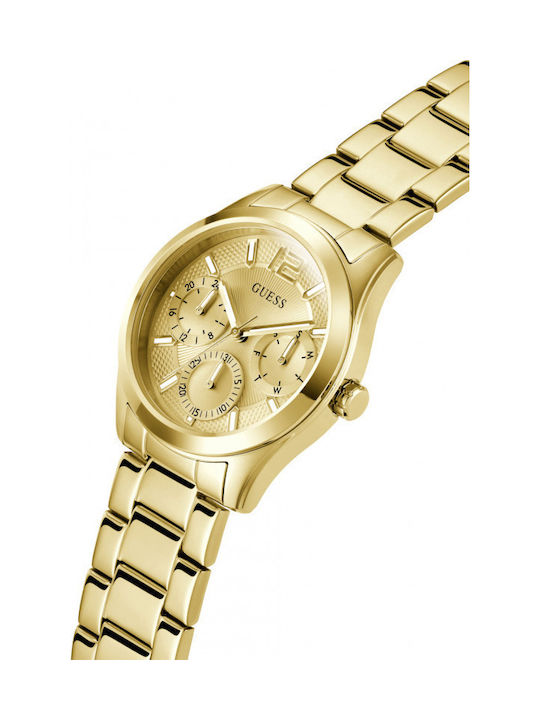 Guess Women's Watch with Gold Metal Bracelet