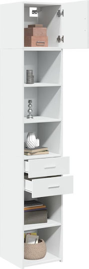 Βιβλιοθήκη Λευκή 40x42.5x225εκ.