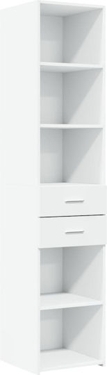 Βιβλιοθήκη Λευκή 40x42.5x225εκ.