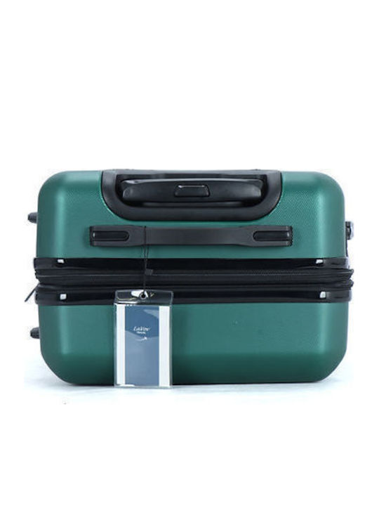 Lavor Cabin Hard Green Suitcase With 4 Wheels Height 55cm