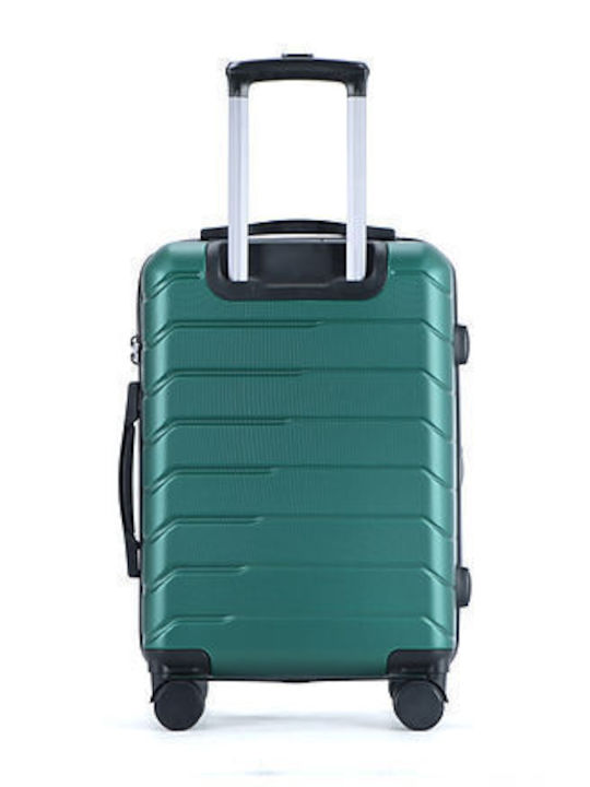 Lavor Cabin Hard Green Suitcase With 4 Wheels Height 55cm