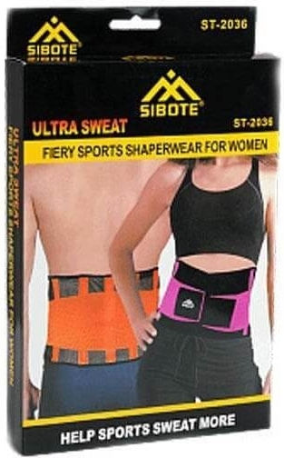 Sports Orange Slimming And Sweating Corset