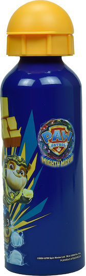 Gim Paw Patrol Детска Бутилка За Вода Paw Patrol От Алуминий С Винтова Капачка Non Spill Син 520мл