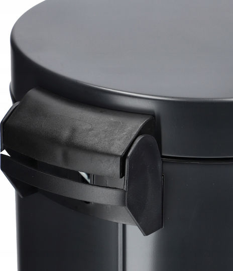 Kadax Kadax Mülleimer Aus Inox Mit Pedal Schwarz 14lt