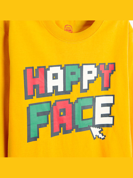 Σετ Παιδικές Μπλούζες Πολύχρωμες Happy Face
