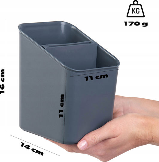 Kadax Vilde Geschirrabtropfer & Abtropfgitter Kunststoff Grau 14x11x16cm Kadax Vilde Geschirrabtropfer & Abtropfgitter Kunststoff Grau 14x11x16cm