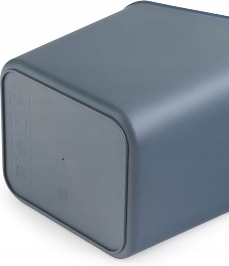 Kadax Сушилник за прибори от пластмаса сив 14x11x16см