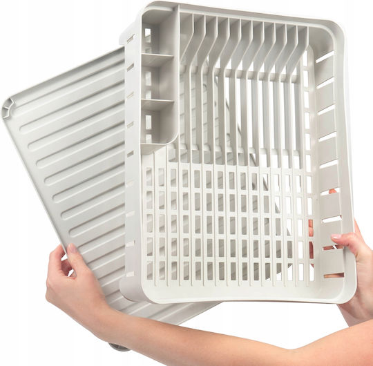 Kadax Scurgător De Chiuvetă Din Plastic Alb