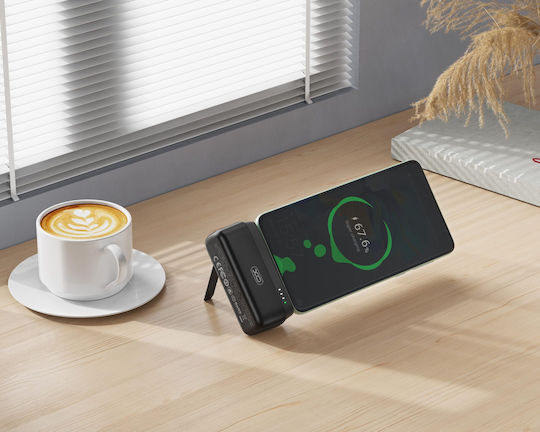 XO PR244 USB-C Power Bank 5000mAh 20W with USB-C Port Quick Charge 2.0 / Quick Charge 3.0 Black