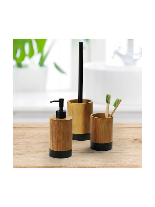 Kadax Dispenser Ξύλινο Μαύρο 350ml